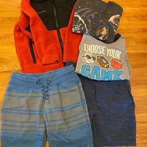 Boys size 4/5/XS- 5 piece lot, mixed brands